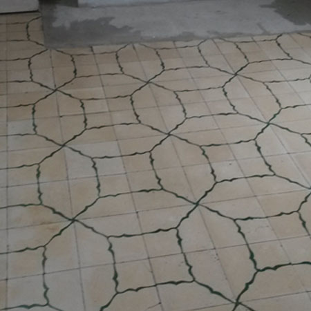  Limpieza en Mosaico hidraúlico en Villarcayo ( Burgos ) limpio
