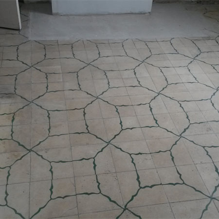  Limpieza en Mosaico hidraúlico en Villarcayo ( Burgos )